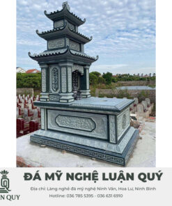 mẫu mộ đá 3 mái đẹp M3M03