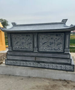 mộ đá 1 mái M1M04 ảnh 4