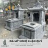mộ đá 1 mái đẹp M1M02 ảnh 1