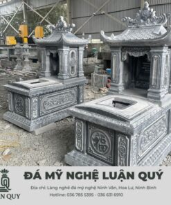 mộ đá 1 mái đẹp M1M02 ảnh 1