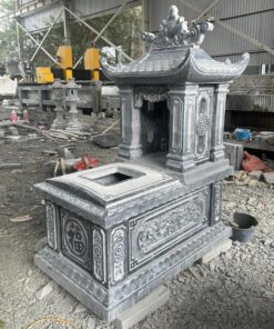 mộ đá 1 mái đẹp M1M02 ảnh 2