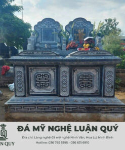 mộ đá đôi đẹp MDD02