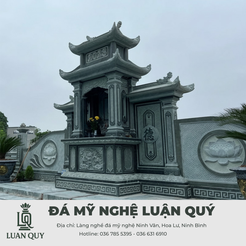 Mẫu lăng thờ đá LTD11